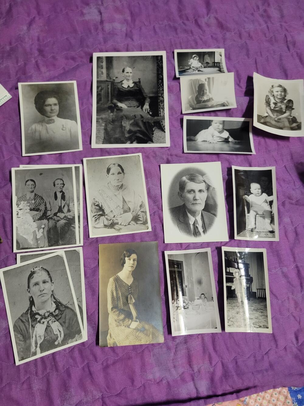 Lot Of Vintage And Antique Black White Photos